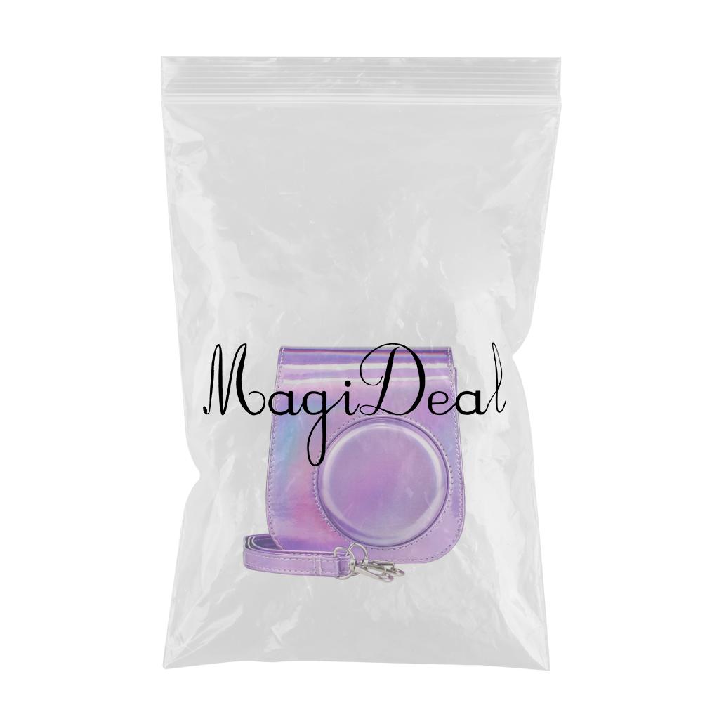 Hard Protective Case Anti-fall Shoulder Strap for Fujifilm Instax mini 11 Symphony Purple