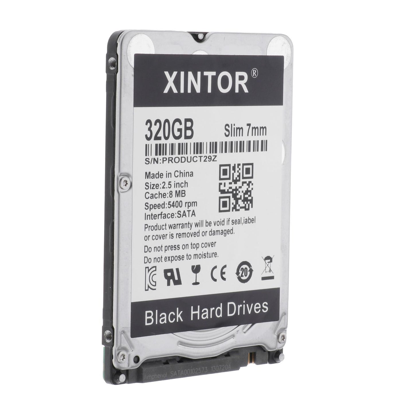 Slim Alloy 2.5in Internal HDD 160GB/250GB/320GB/500BG & SATA Interface 320GB