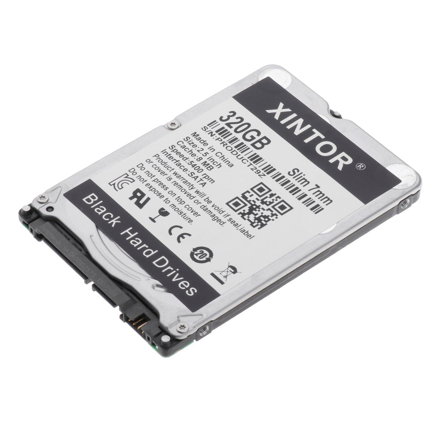 Slim Alloy 2.5in Internal HDD 160GB/250GB/320GB/500BG & SATA Interface 320GB