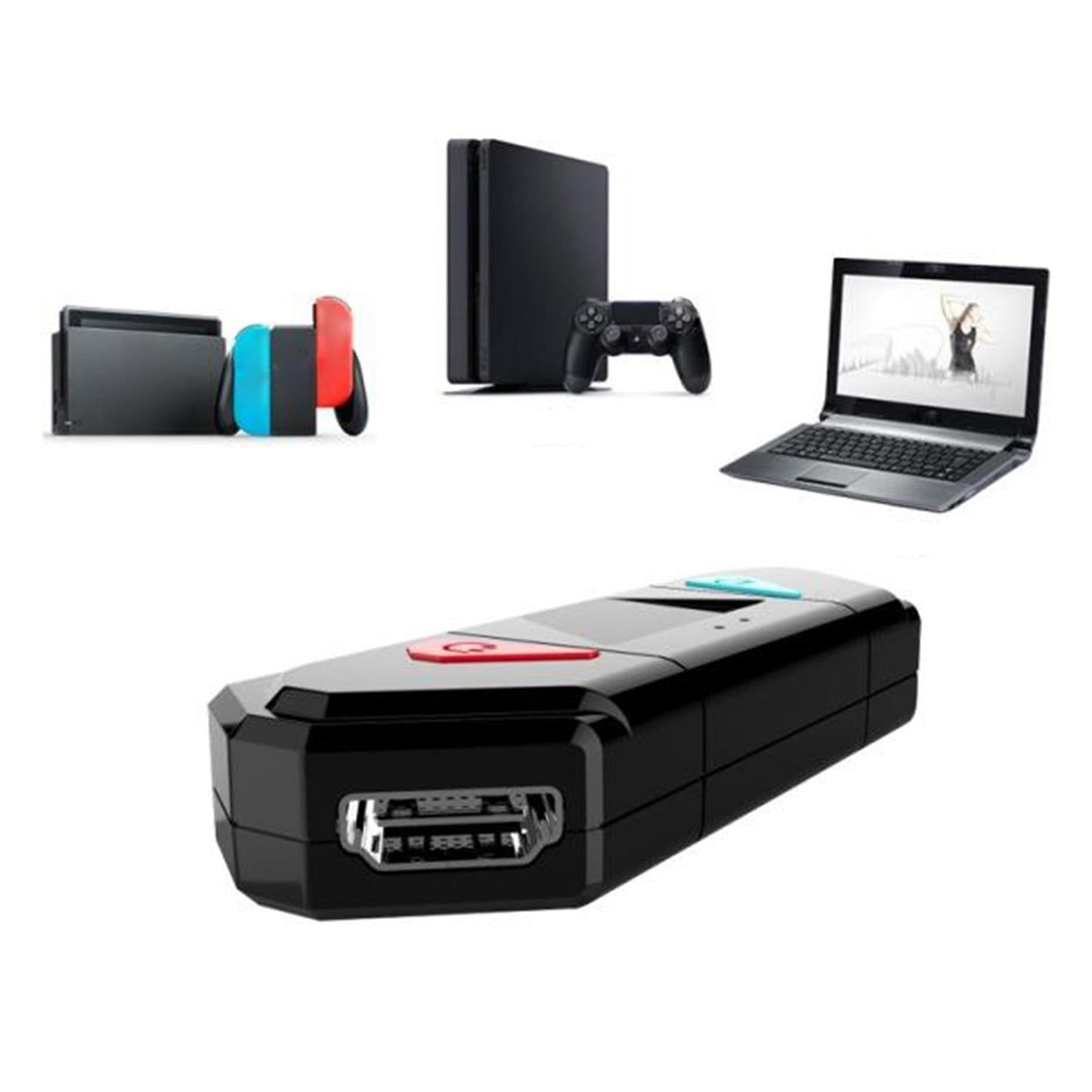 Multifunction Low Latency Bluetooth Adapter for Nintendo Switch Accessories