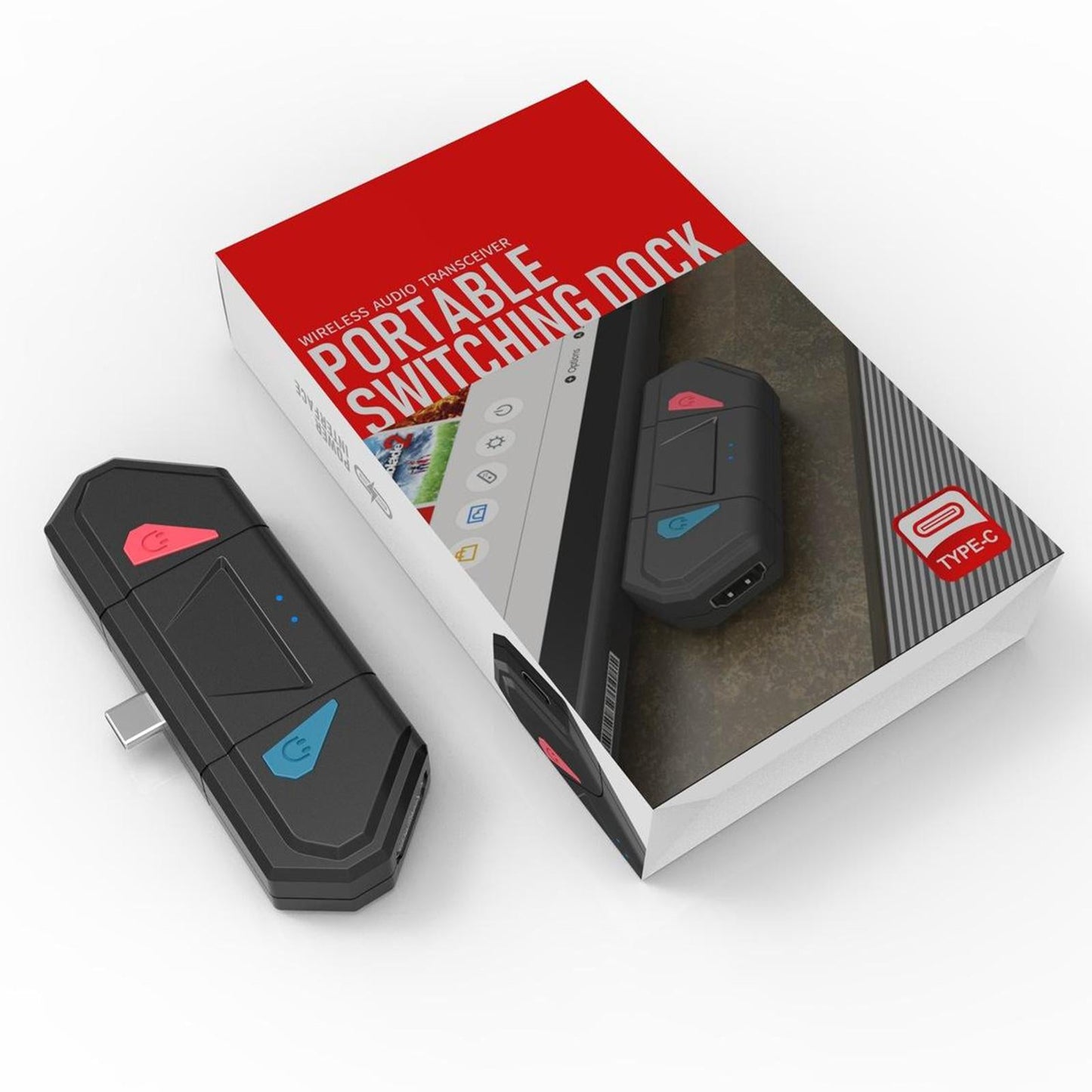 Multifunction Low Latency Bluetooth Adapter for Nintendo Switch Accessories