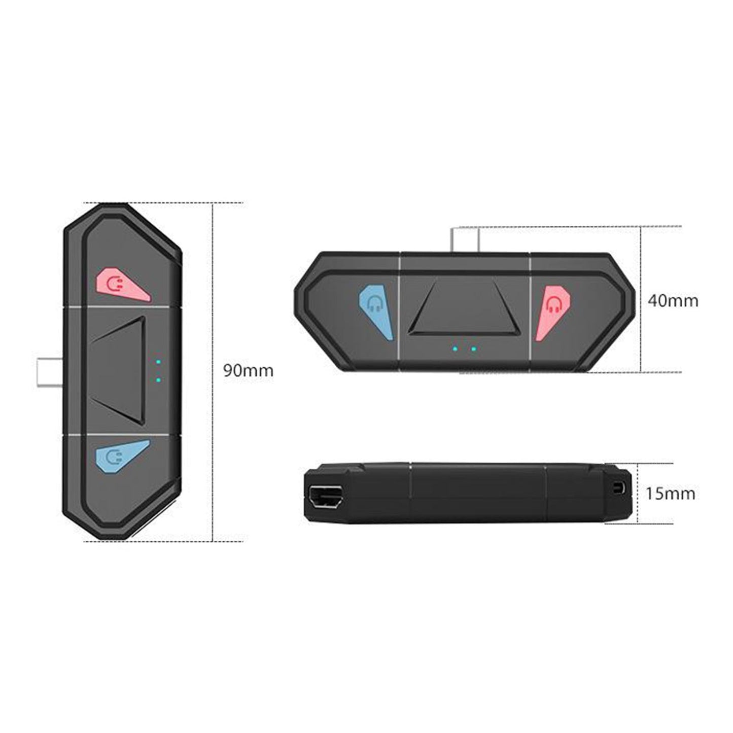 Multifunction Low Latency Bluetooth Adapter for Nintendo Switch Accessories