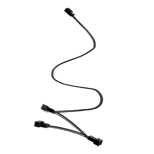 Mini PC Fan Adapter Cable 4-Pin Adapter Extension Converter 300mm Black New