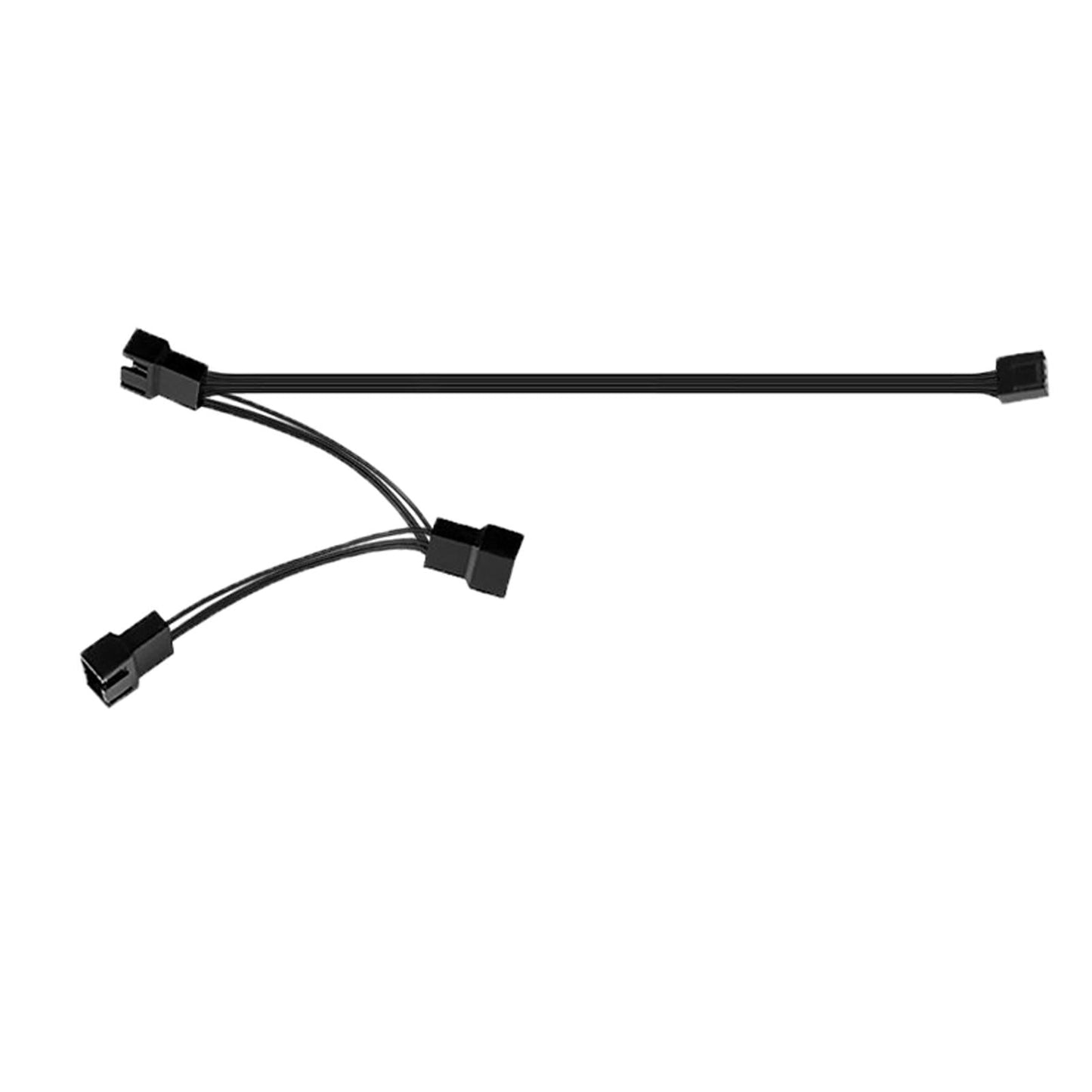 Mini PC Fan Adapter Cable 4-Pin Adapter Extension Converter 300mm Black New