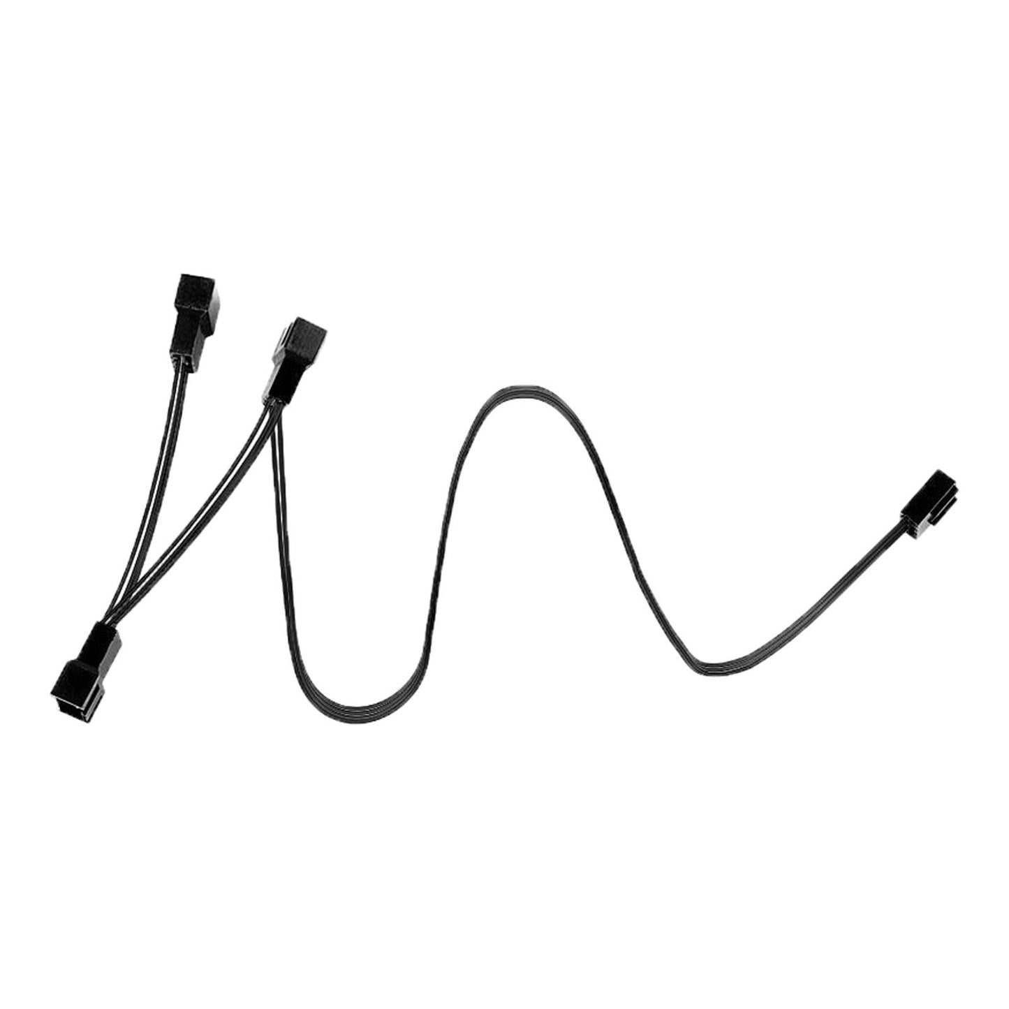 Mini PC Fan Adapter Cable 4-Pin Adapter Extension Converter 300mm Black New