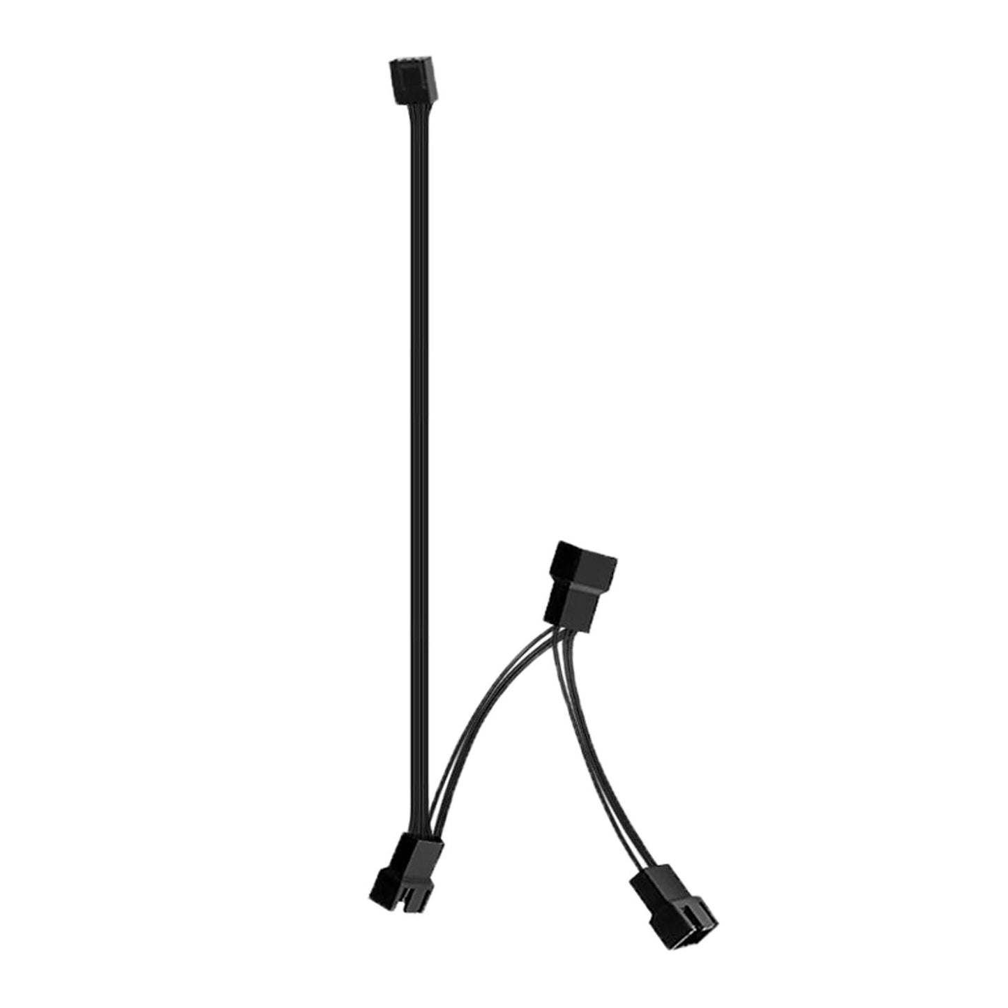 Mini PC Fan Adapter Cable 4-Pin Adapter Extension Converter 300mm Black New