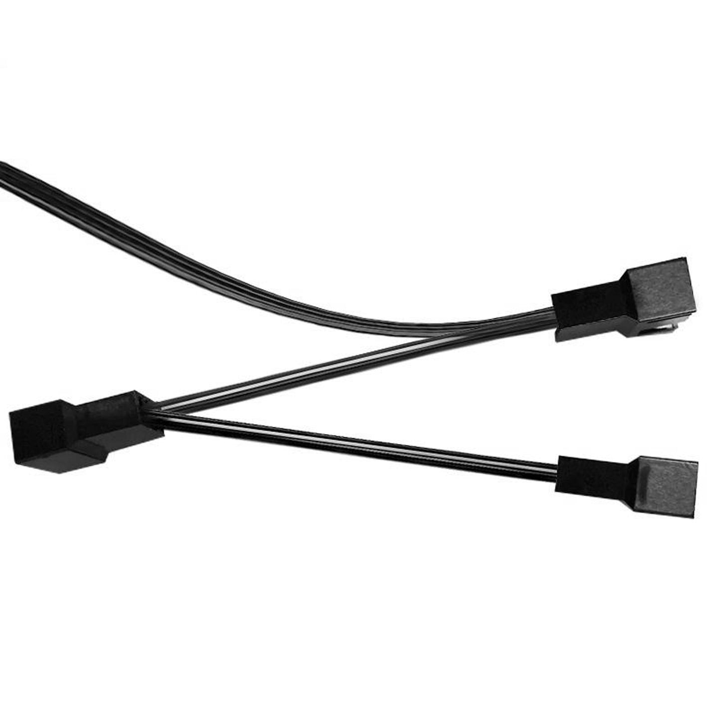 Mini PC Fan Adapter Cable 4-Pin Adapter Extension Converter 300mm Black New