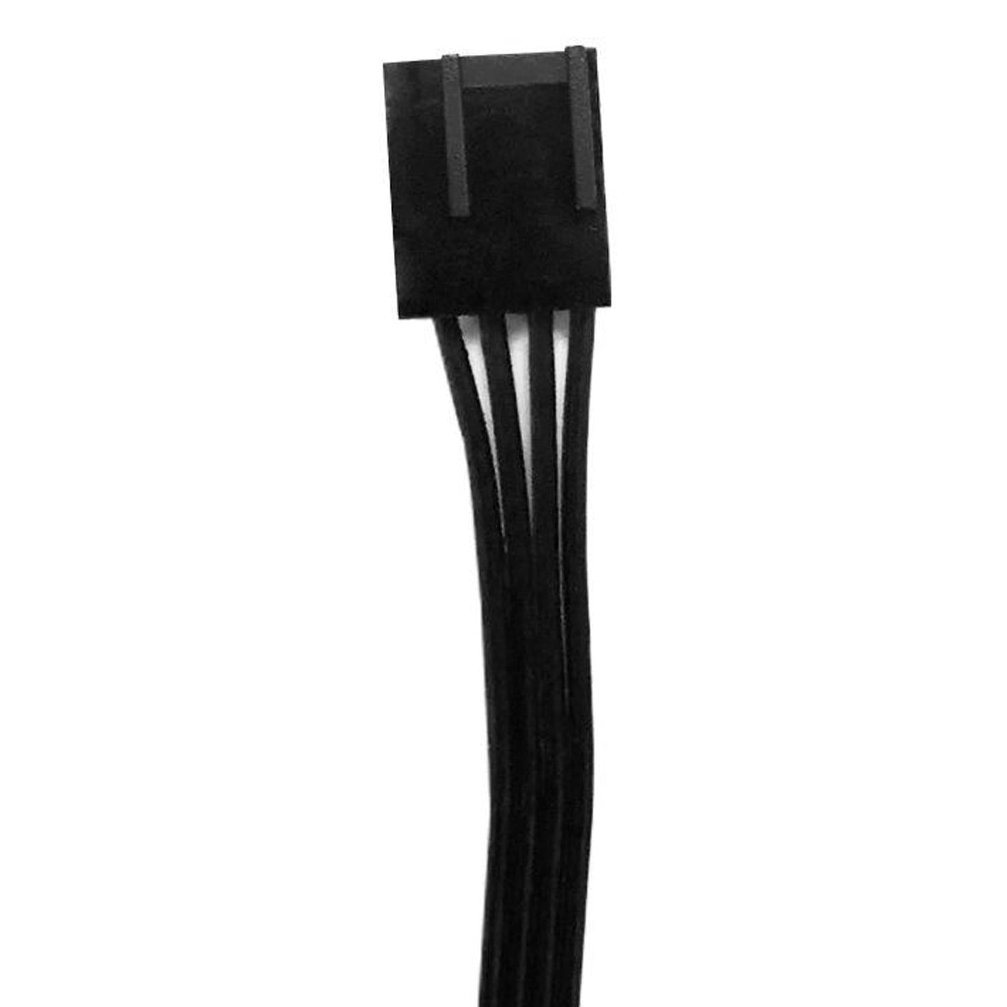 Mini PC Fan Adapter Cable 4-Pin Adapter Extension Converter 300mm Black New