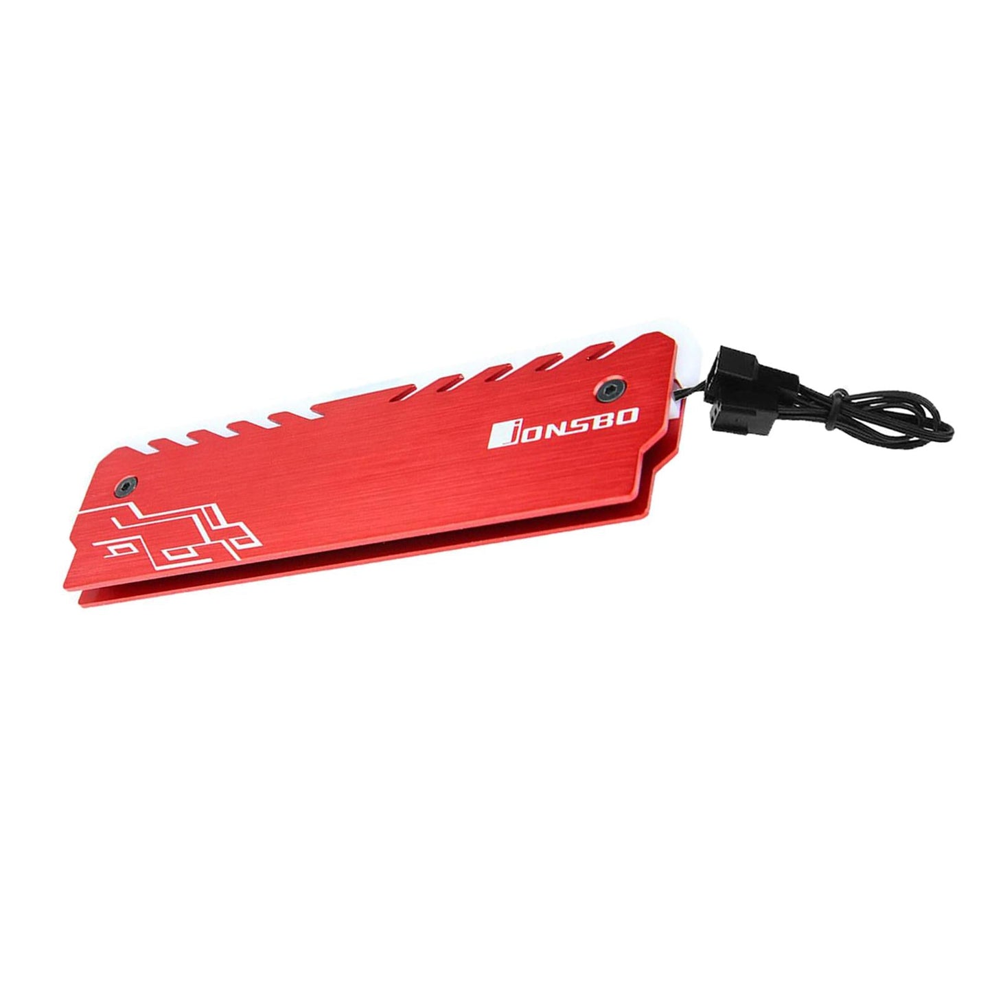 Cooling Vest 3Pin Memory RAM Cooler Radiator Anodizing Process for PC Game Red