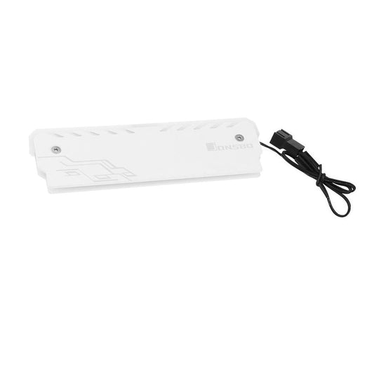 Cooling Vest 3Pin Memory RAM Cooler Radiator Anodizing Process for PC Game White