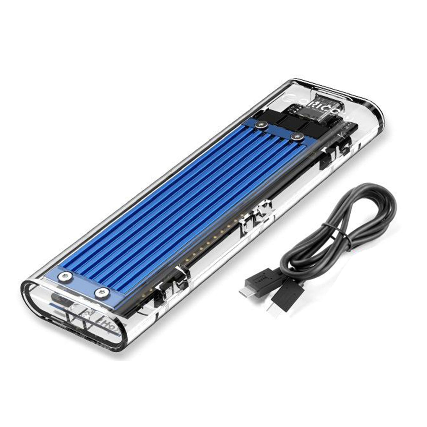 ORICO M.2 to USB Type-C SSD Enclosure Case Adapter 10Gbps UASP Blue