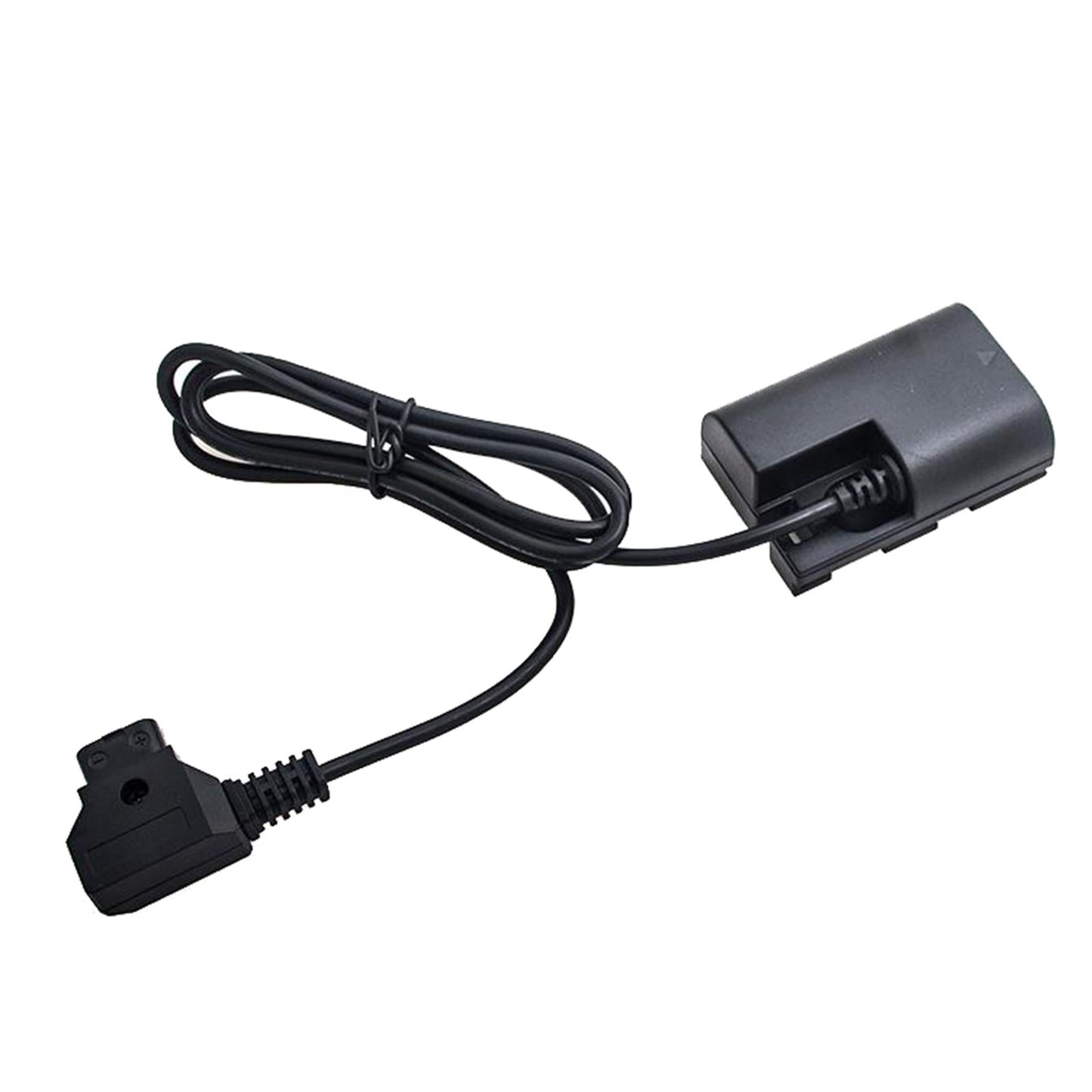DR E6 Dummy Battery to D Tap Cable for 501 502 702 for Canon 5D2 5D3 Black