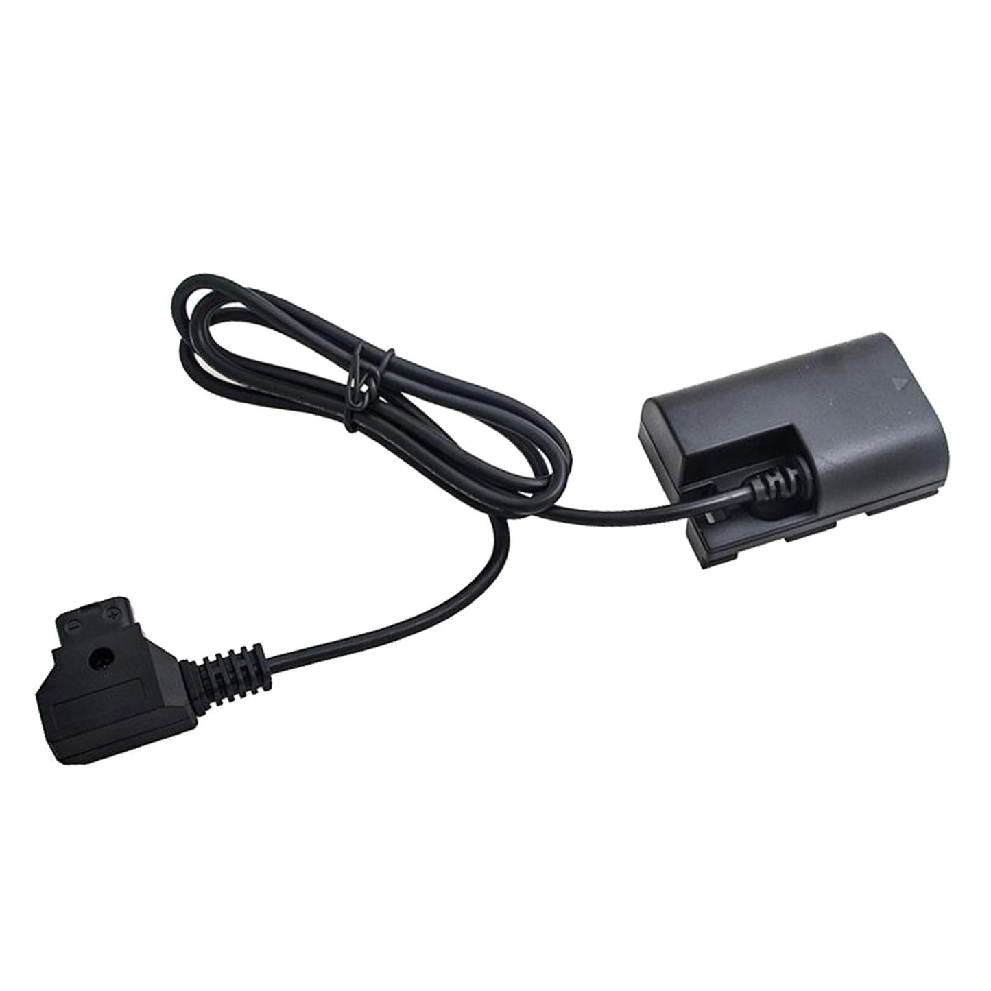 DR E6 Dummy Battery to D Tap Cable for 501 502 702 for Canon 5D2 5D3 Black
