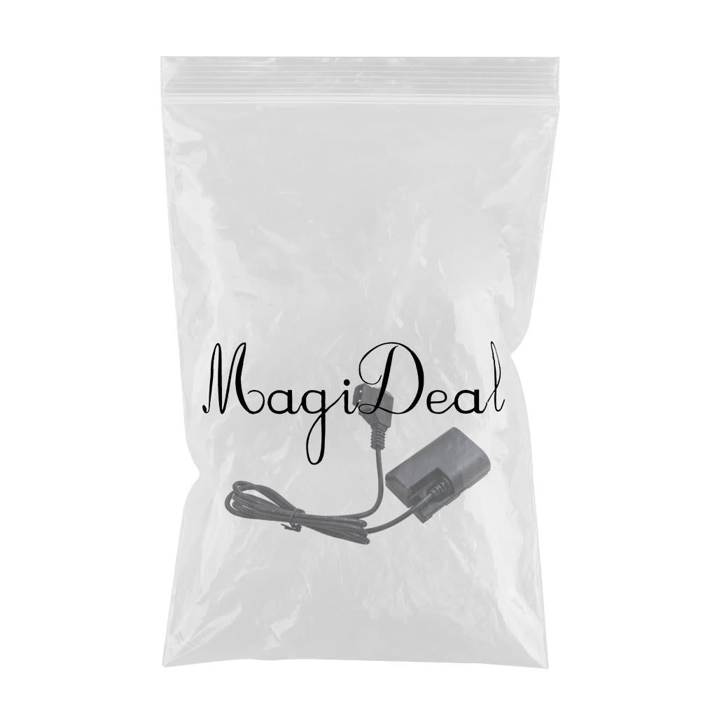 DR E6 Dummy Battery to D Tap Cable for 501 502 702 for Canon 5D2 5D3 Black