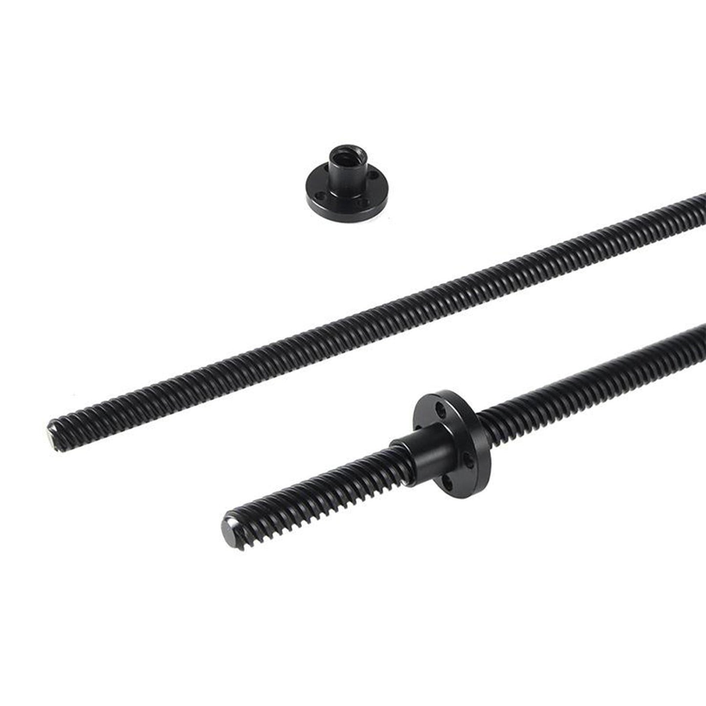 14.4 inch T8 PTFE Coated Lead Screw 2mm/8mm w/ Nut for 3D Printer