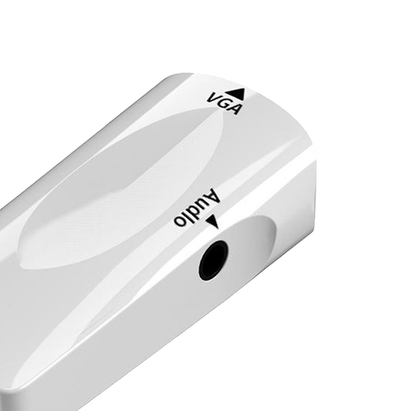Mini HDMI to VGA Adapter Easy to Use for Desktop PC Monitor Chromebook White