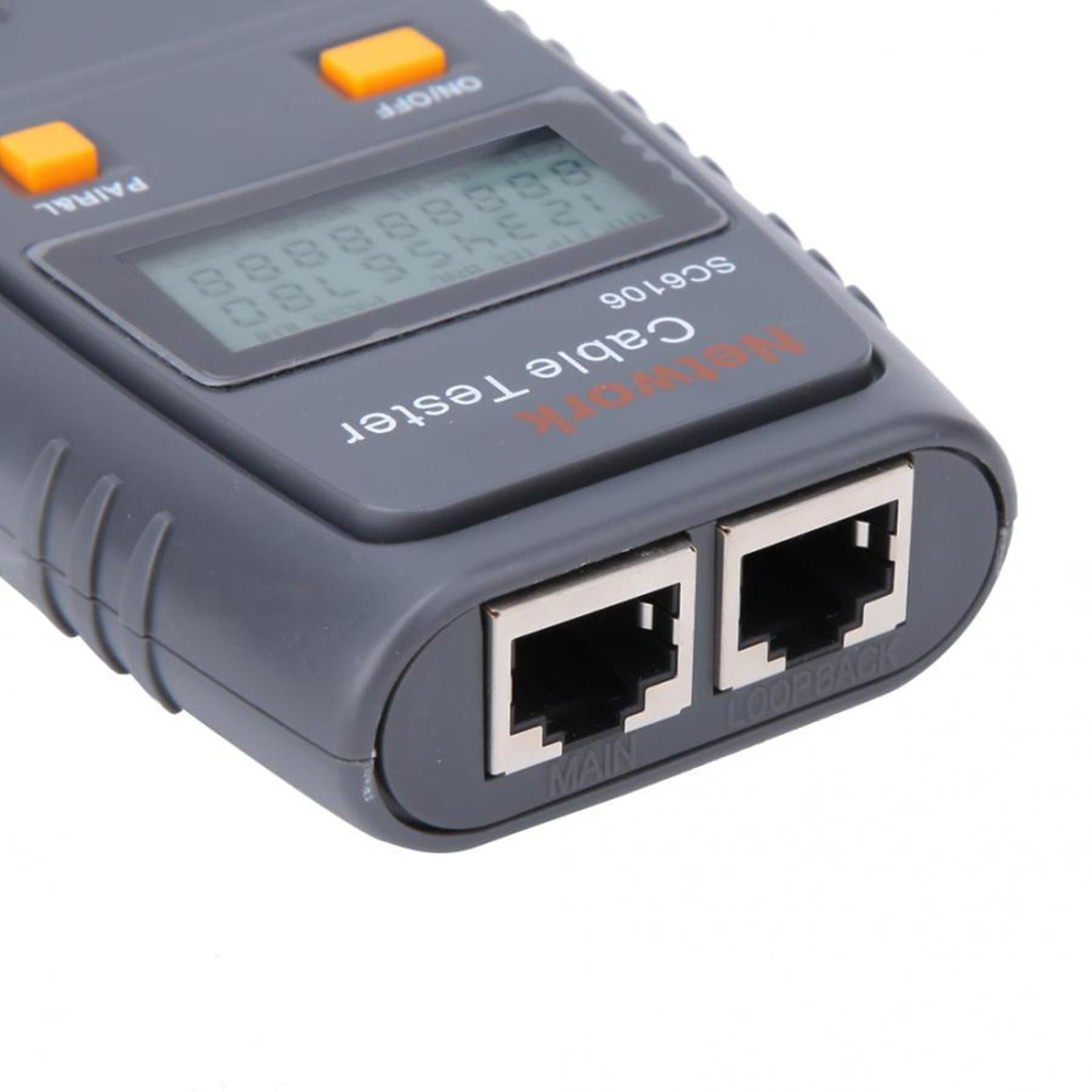 Network Cable Tester Cable Collation Continuity Checking for RJ45 RJ11 ...