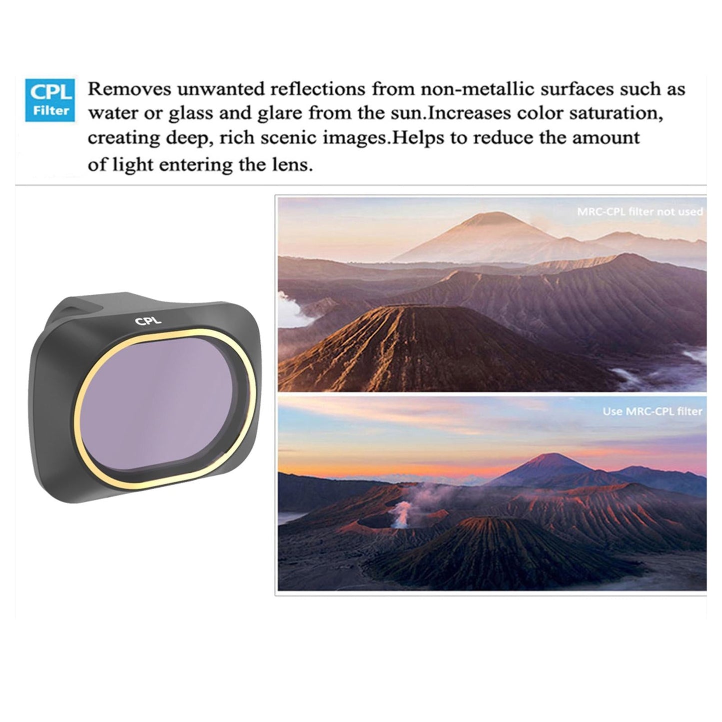 Replacement High Quality CPL ND8 Lens Filters Set for Mavic Mini Drone 6Pcs