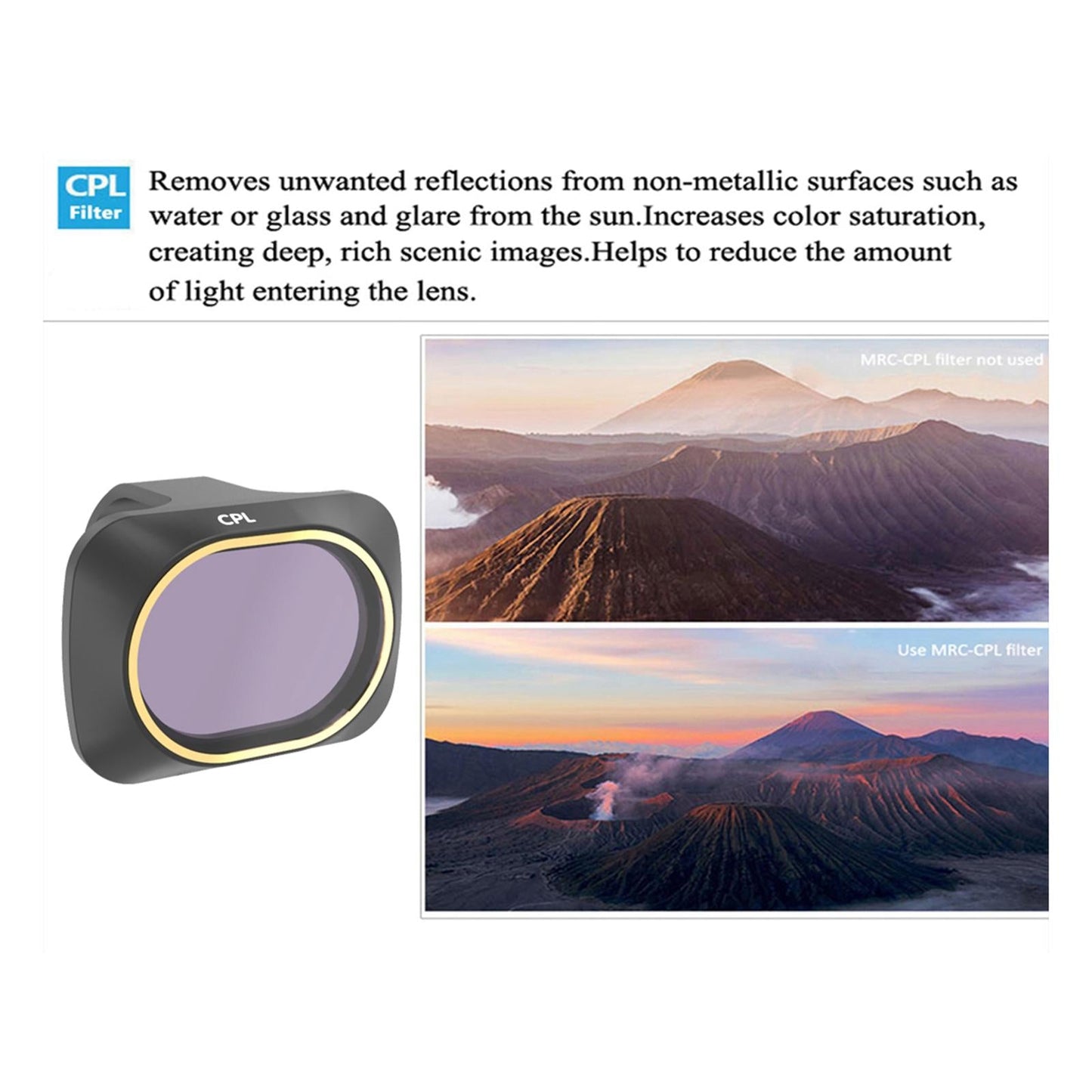 Replacement High Quality CPL ND8 Lens Filters Set for Mavic Mini Drone 3Pcs
