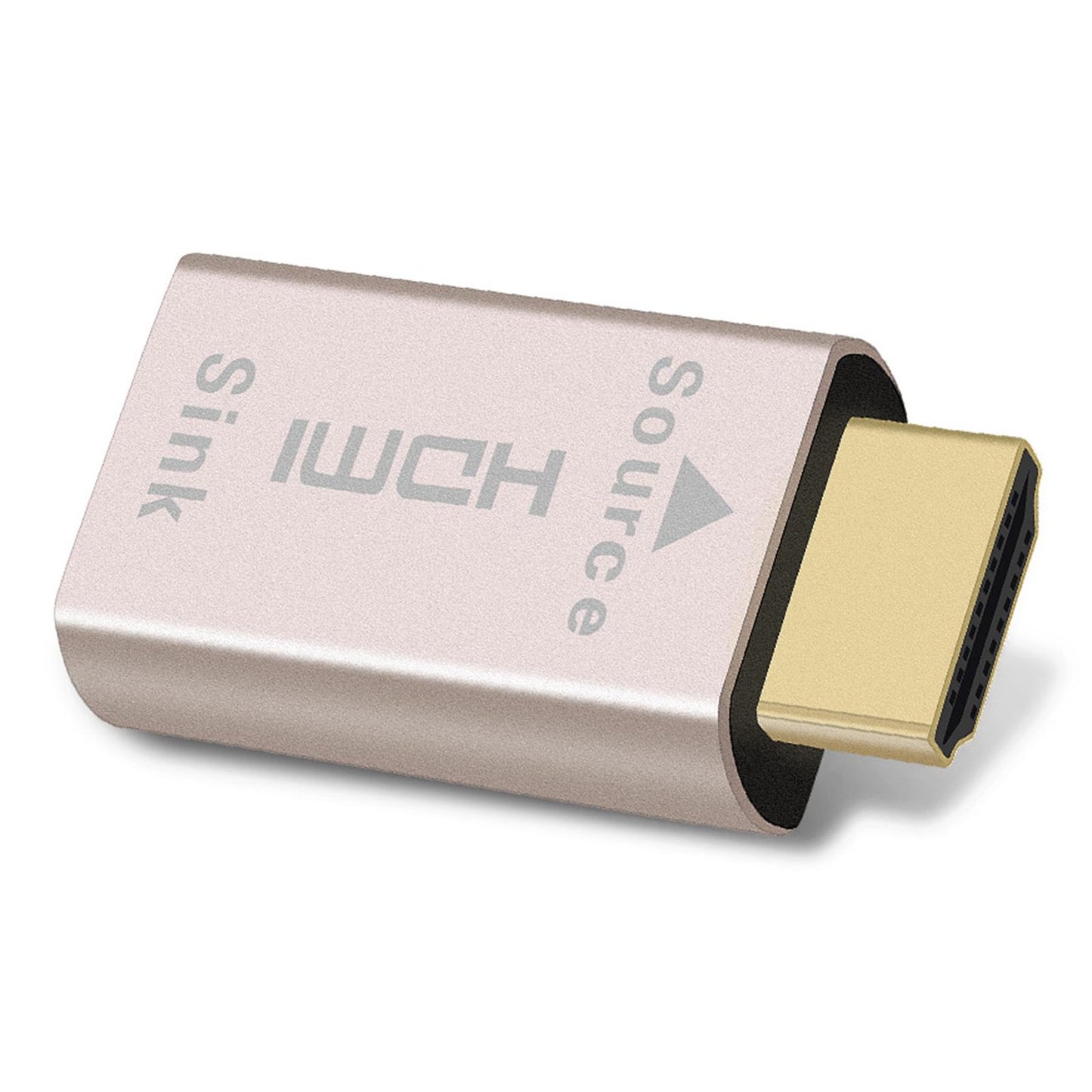 2 in 1 HDMI DDC EDID Dummy Plug 60Hz VGA Virtual Display Adapter Lock Plate