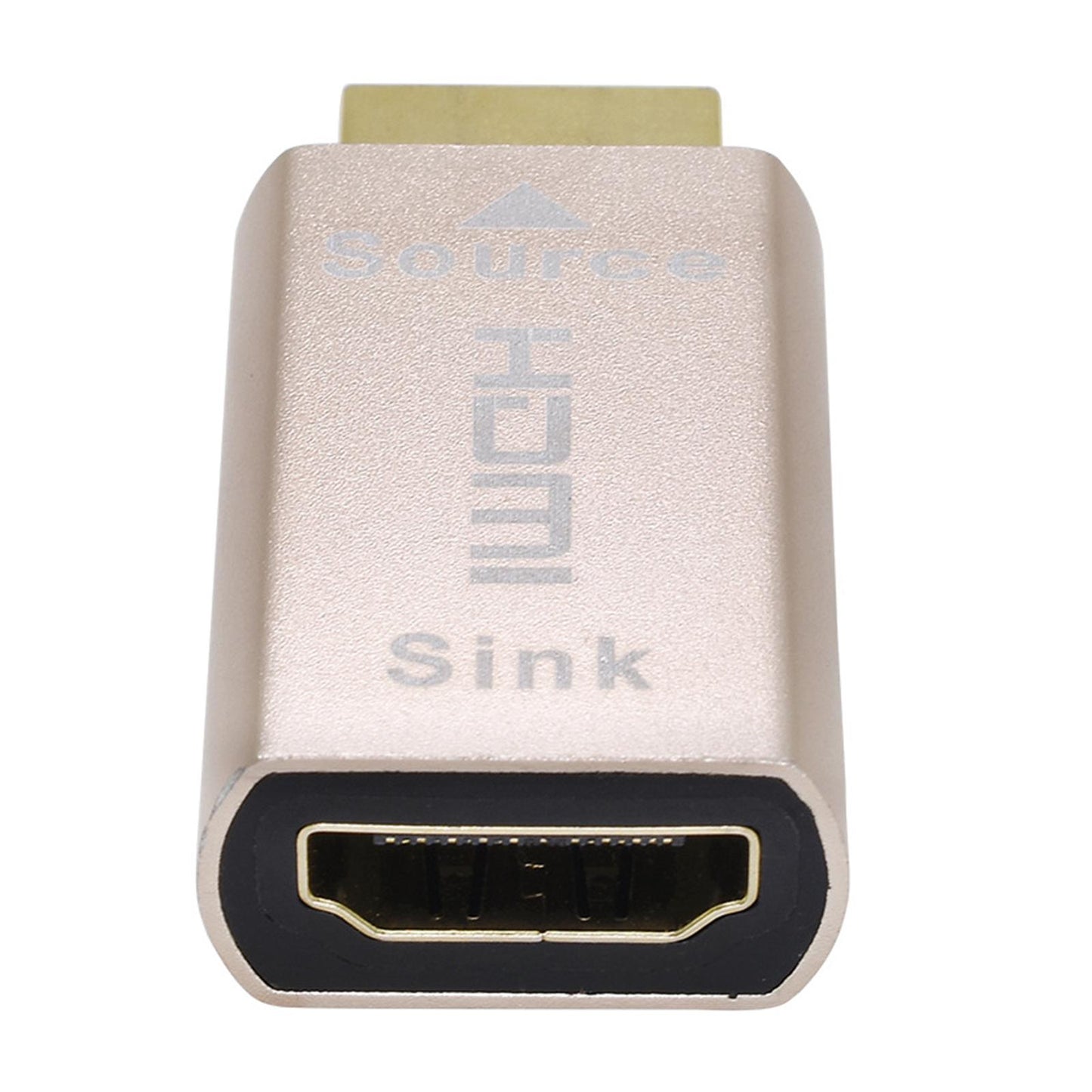 2 in 1 HDMI DDC EDID Dummy Plug 60Hz VGA Virtual Display Adapter Lock Plate