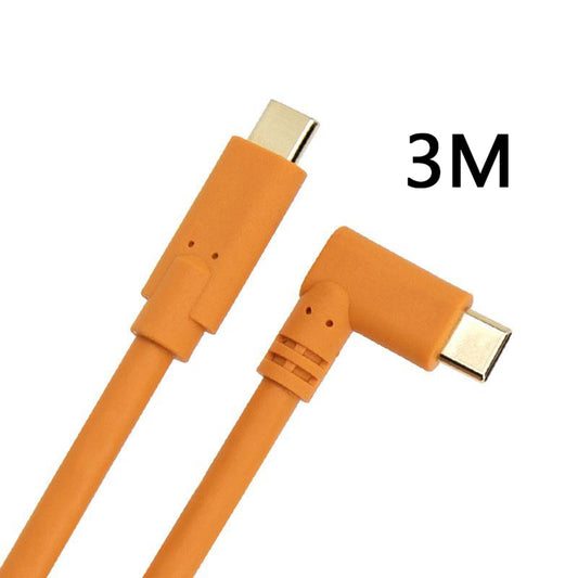 Copper Type C to Type-C 90Degree Angle Converter Cord for Oculus Quest 2 3m