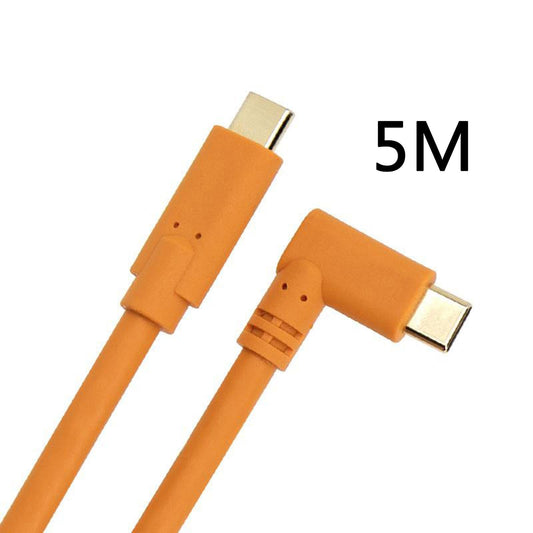 Copper Type C to Type-C 90Degree Angle Converter Cord for Oculus Quest 2 5m