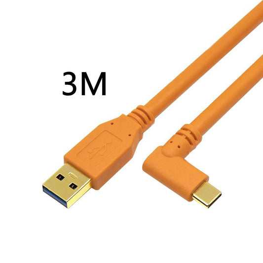 USB3.1 Type C 90Degree Angle Connect Cord Link for Oculus Quest 2 Gaming 3m