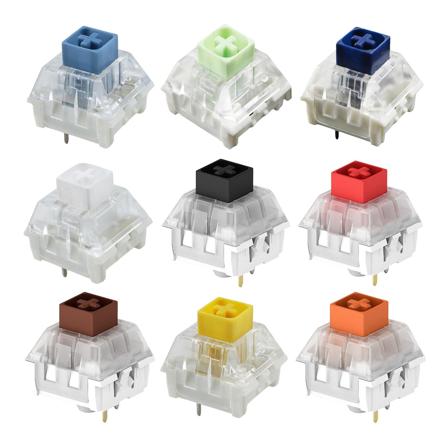 Box Switches for Mechanical Gaming Keyboards Water Resistant  white