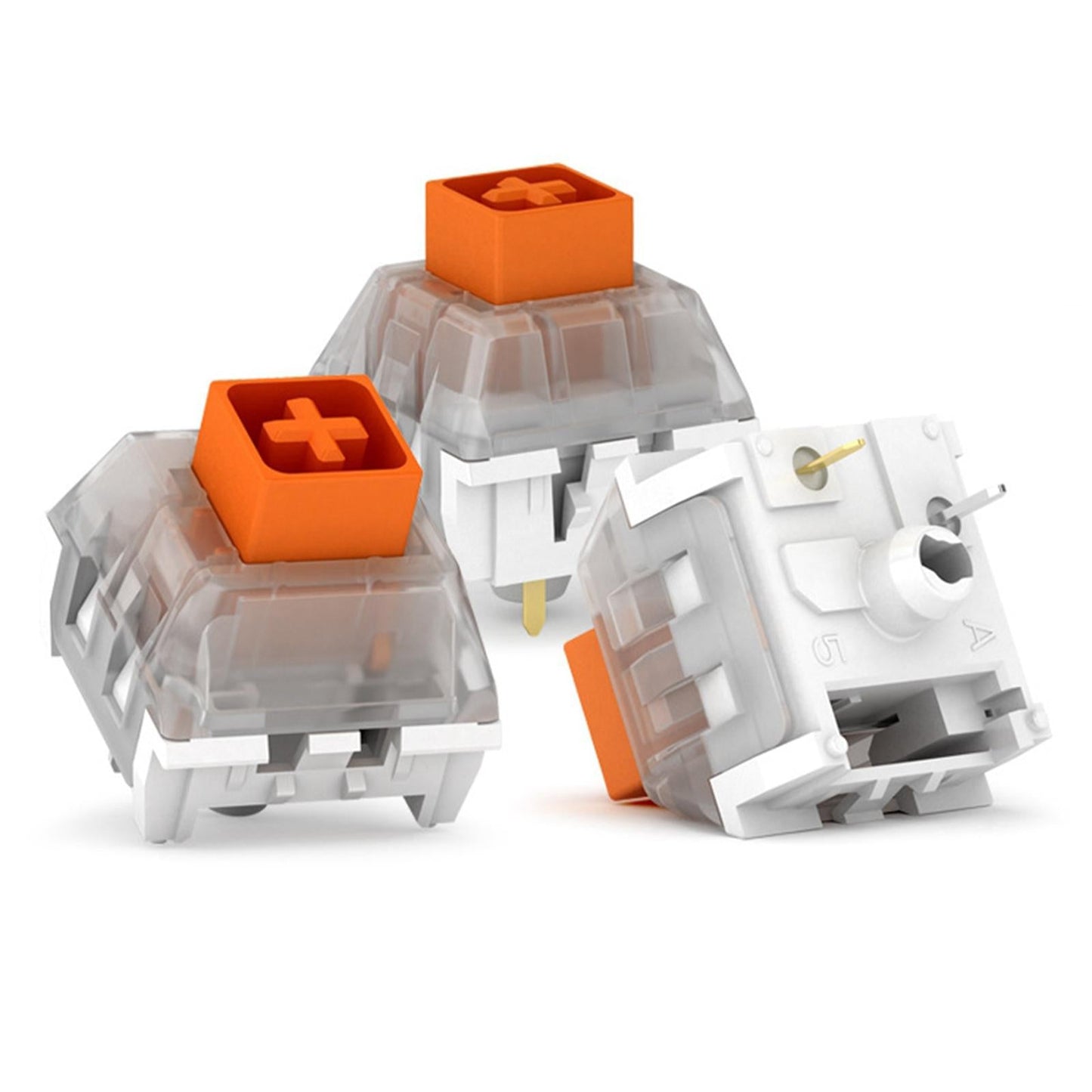 Box Switches for Mechanical Gaming Keyboards Water Resistant  orange