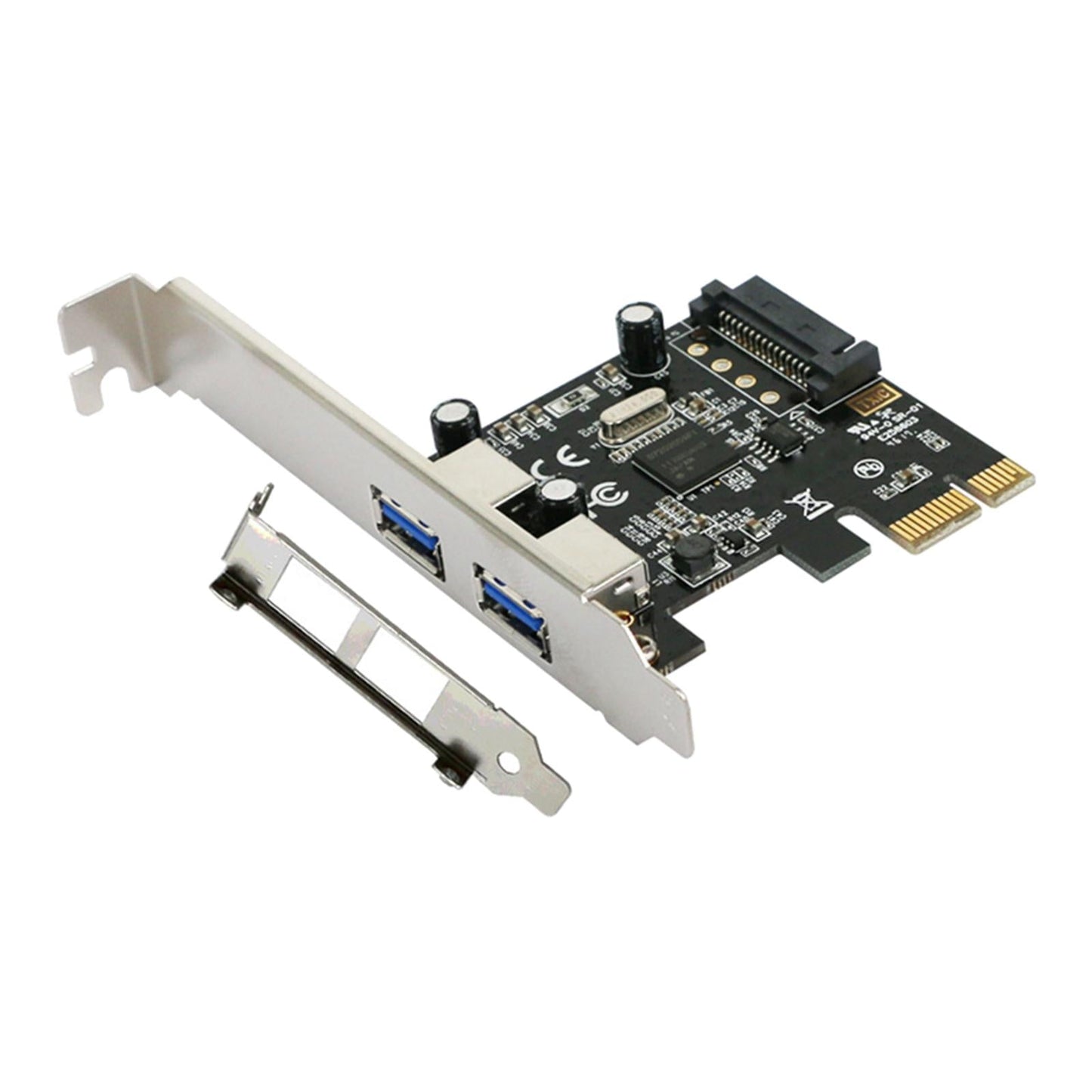 5Gbps 2 Ports PCIe USB 3.0 Card Adapter Super Speed Easy Install Faster