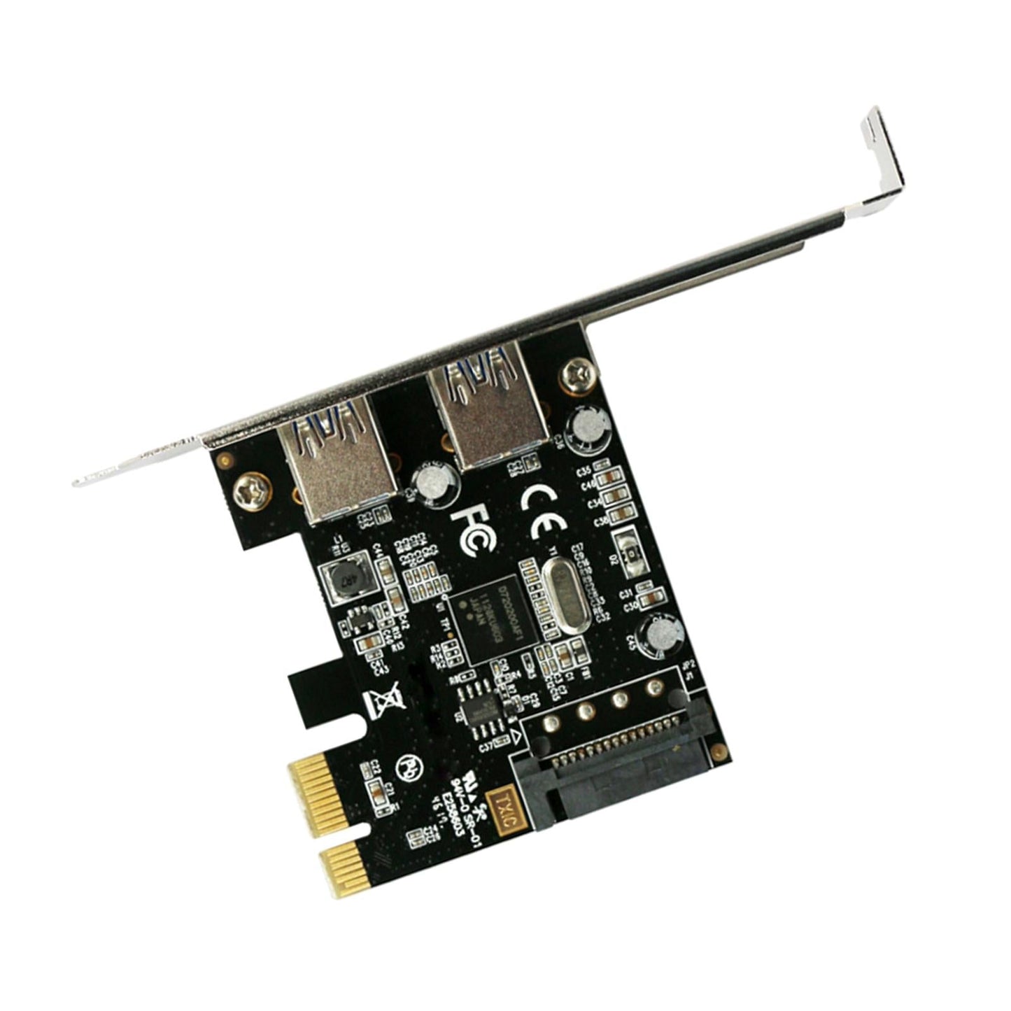 5Gbps 2 Ports PCIe USB 3.0 Card Adapter Super Speed Easy Install Faster