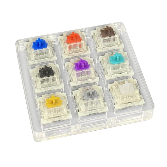 Mechanical Keyboard Switches Axis Shaft Spare Parts 9 Switches Tester