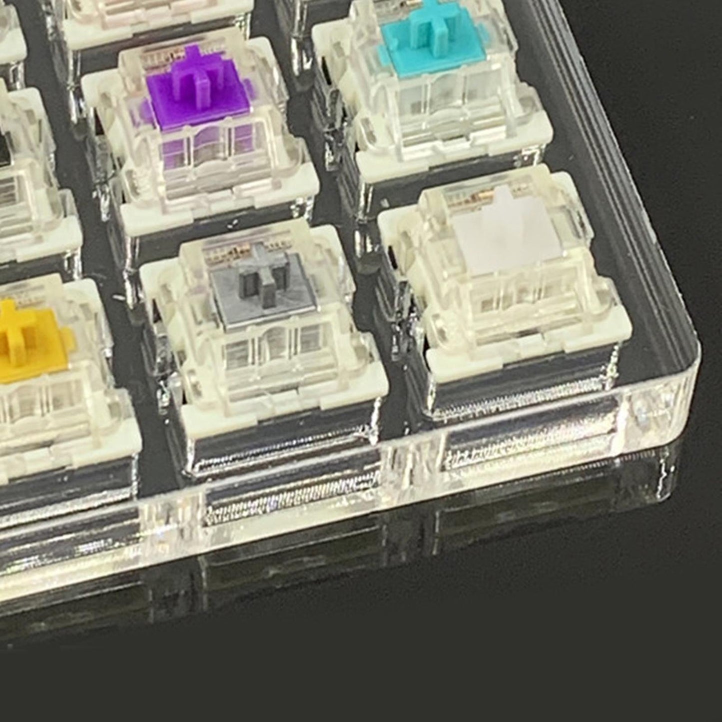 Mechanical Keyboard Switches Axis Shaft Spare Parts 9 Switches Tester