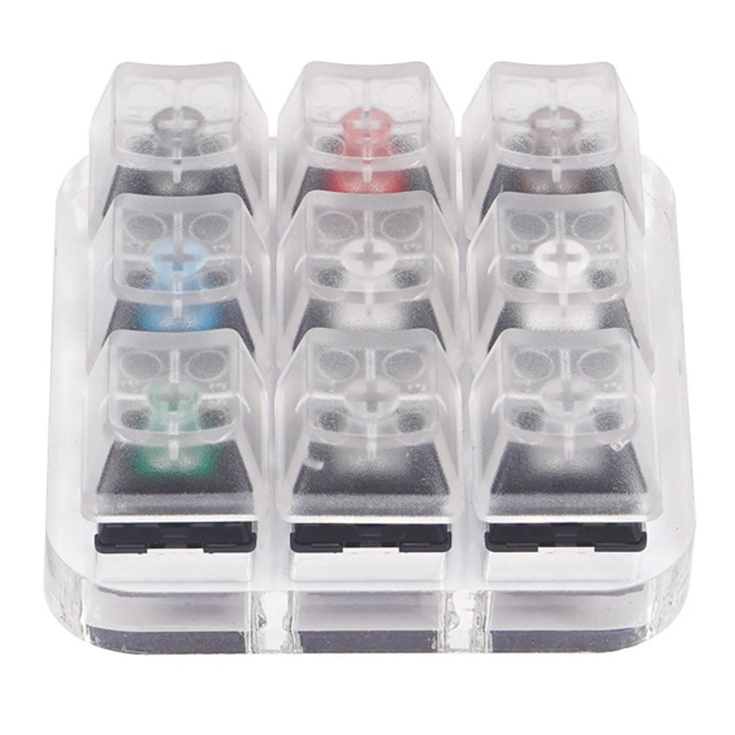 Mechanical Keyboard Switches Axis Shaft Spare Parts 9 Switches Tester