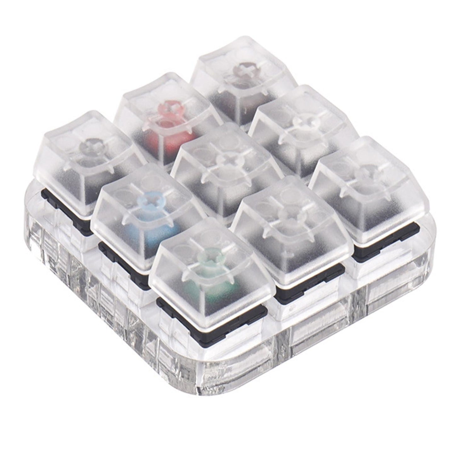 Mechanical Keyboard Switches Axis Shaft Spare Parts 9 Switches Tester