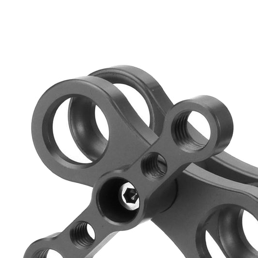 Aluminum Standard 1 Ball Clamp for Underwater Diving Light Arm System black"