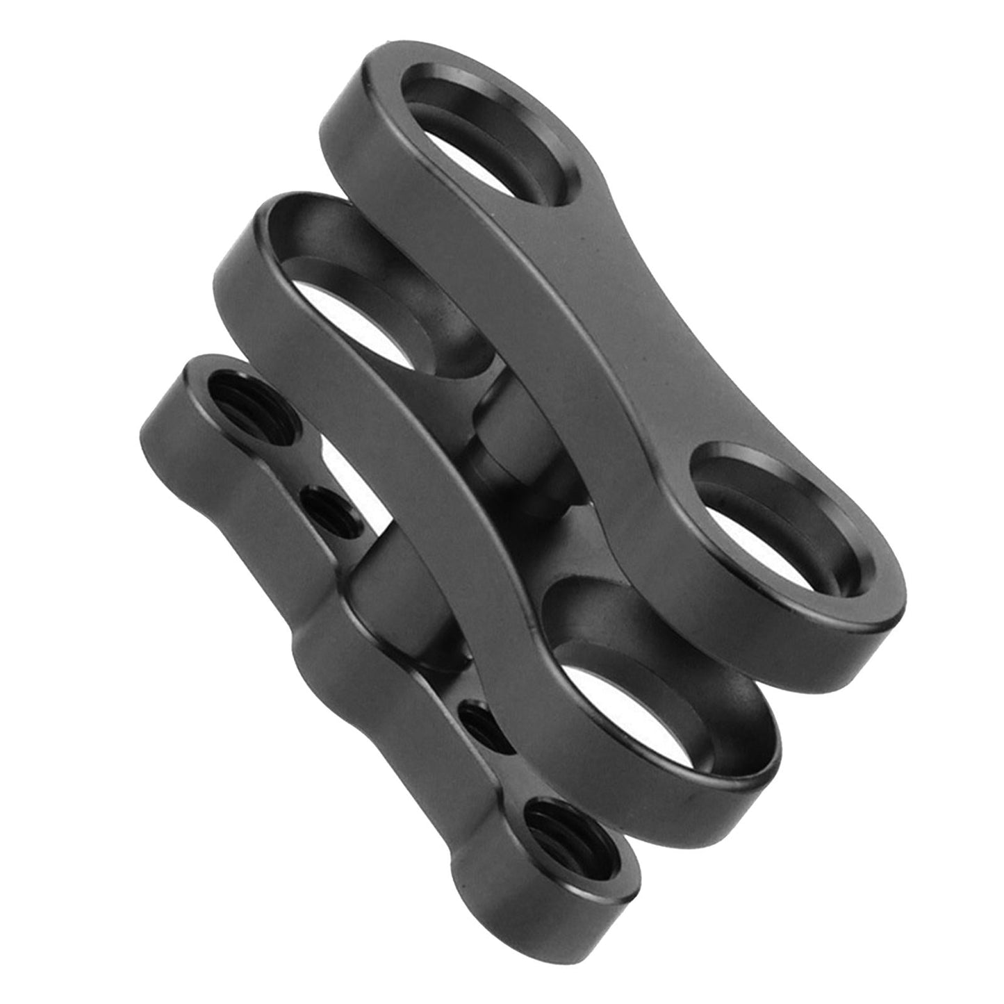 Aluminum Standard 1 Ball Clamp for Underwater Diving Light Arm System black"