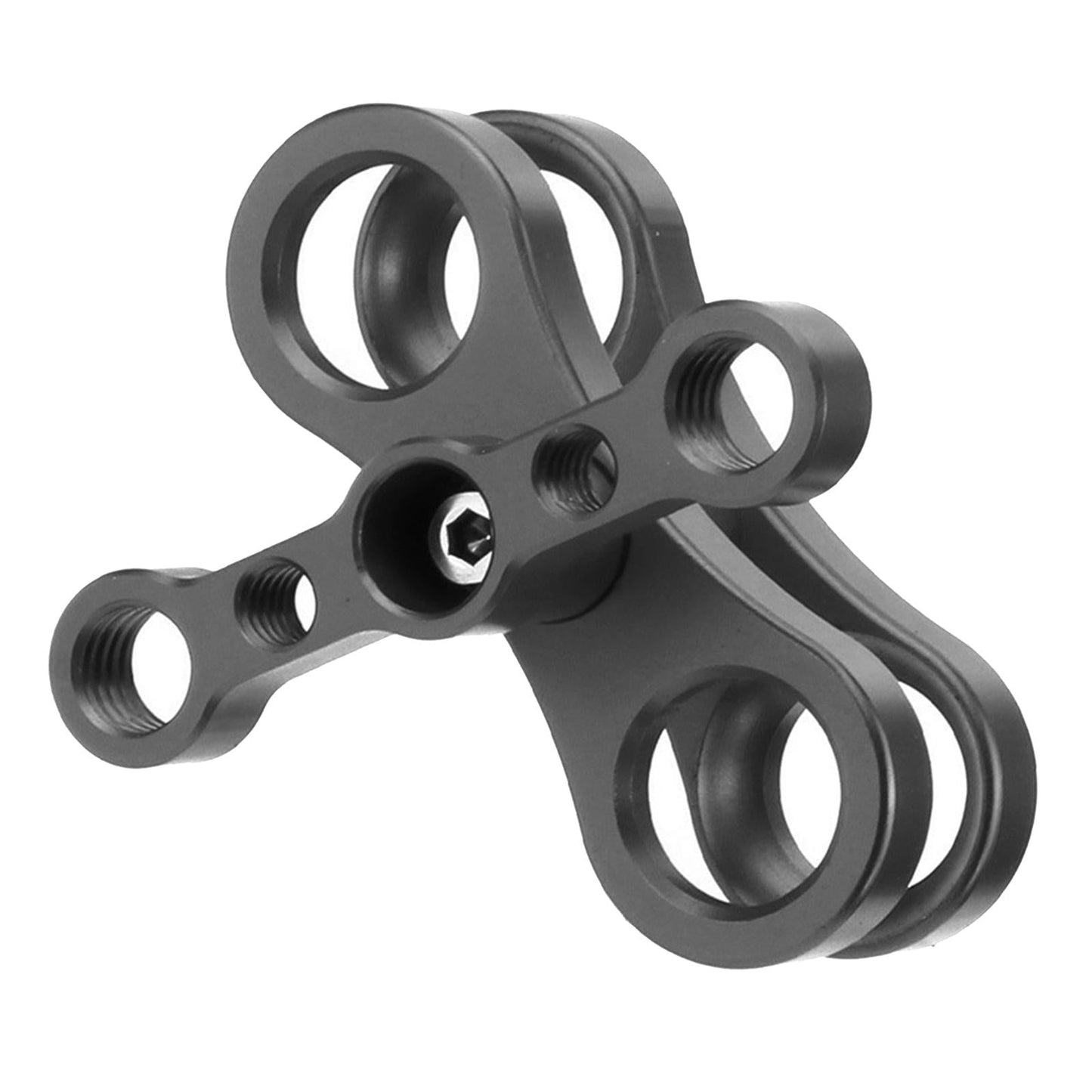 Aluminum Standard 1 Ball Clamp for Underwater Diving Light Arm System black"