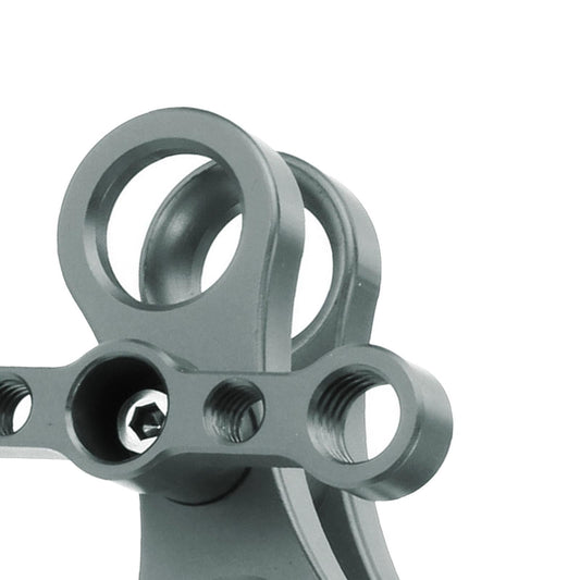 Aluminum Standard 1 Ball Clamp for Underwater Diving Light Arm System gray"