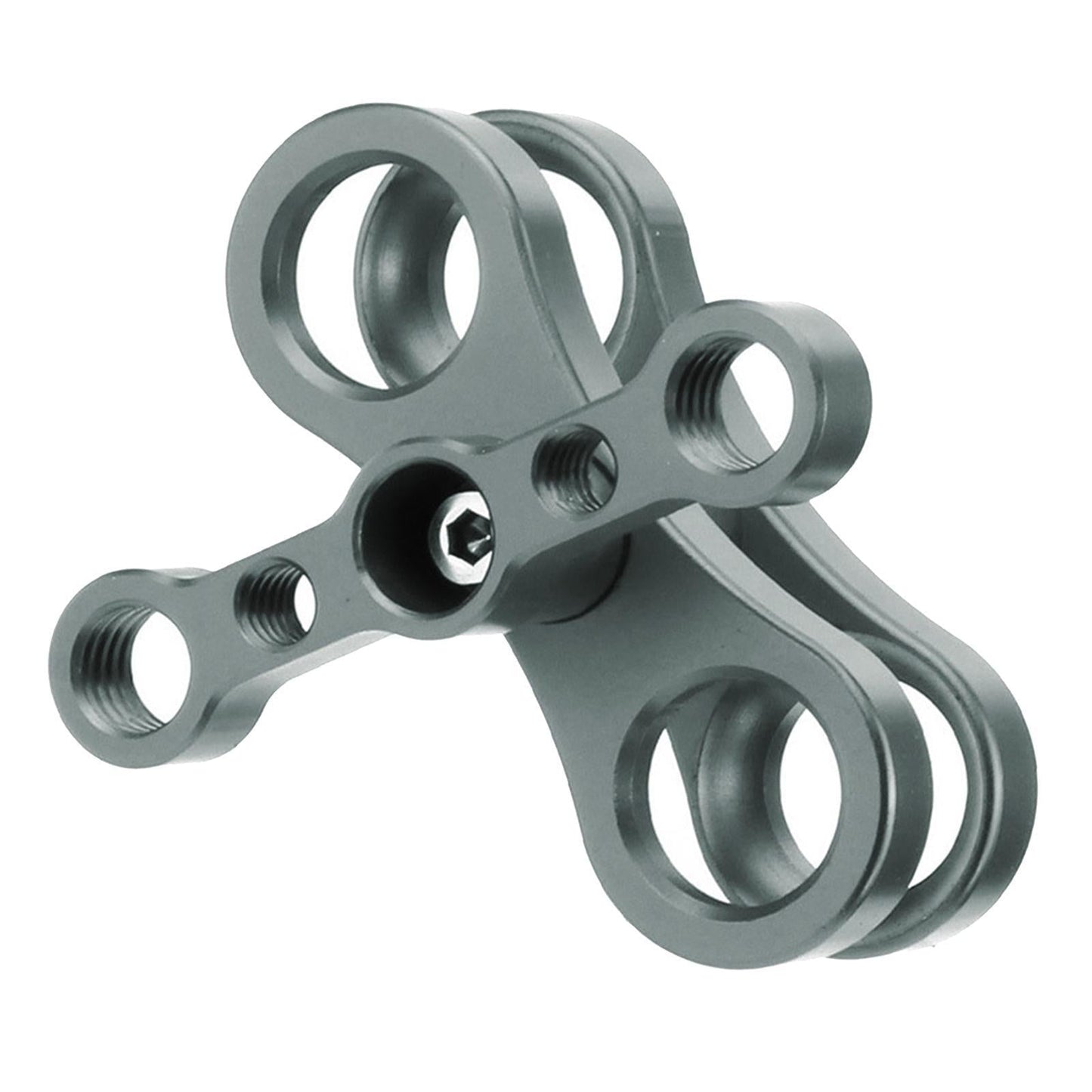 Aluminum Standard 1 Ball Clamp for Underwater Diving Light Arm System gray"