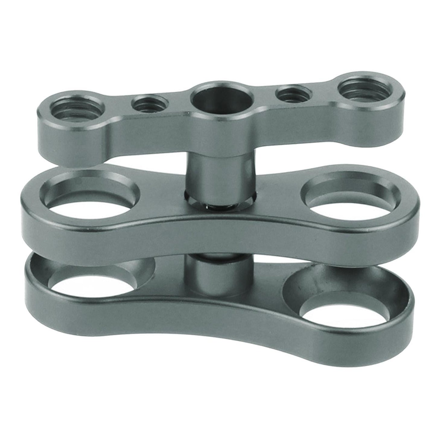 Aluminum Standard 1 Ball Clamp for Underwater Diving Light Arm System gray"