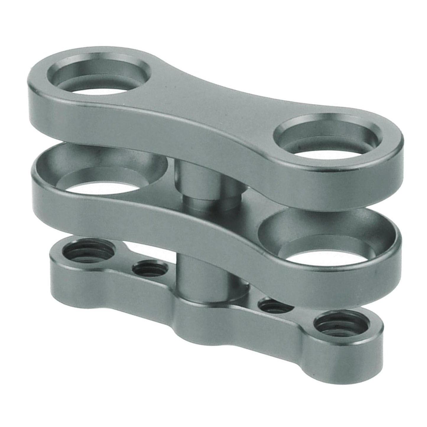 Aluminum Standard 1 Ball Clamp for Underwater Diving Light Arm System gray"