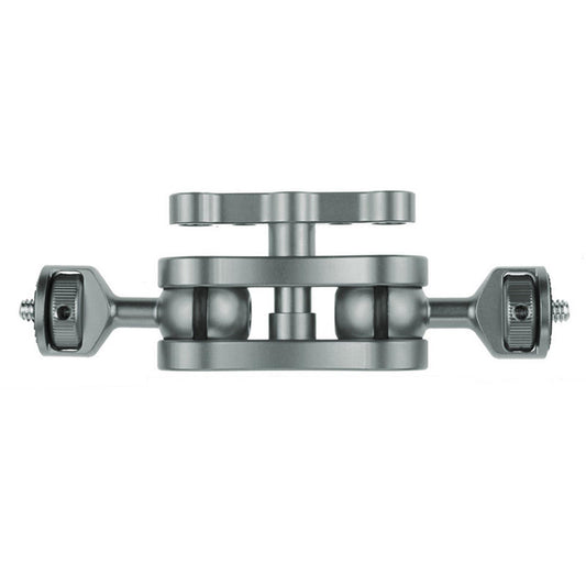 CNC 360 Arm Hand Extension Adapter Double Ballheads for Gopro Hero Grey