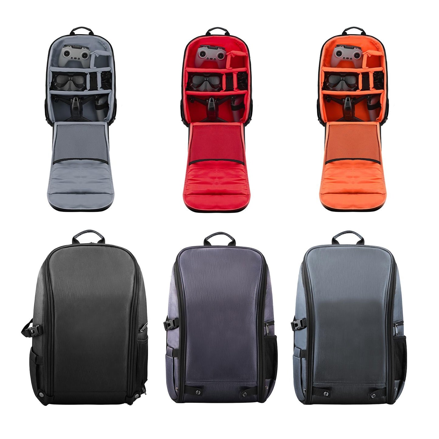 Professional Camera Backpack Bag Camera Case For DJ FPV  black gray