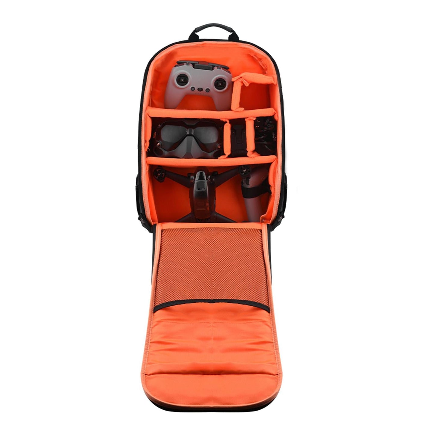 Professional Camera Backpack Bag Camera Case For DJ FPV  gray orange
