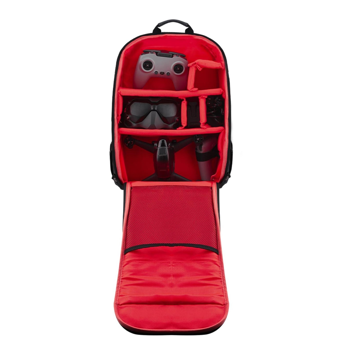 Professional Camera Backpack Bag Camera Case For DJ FPV  gray red