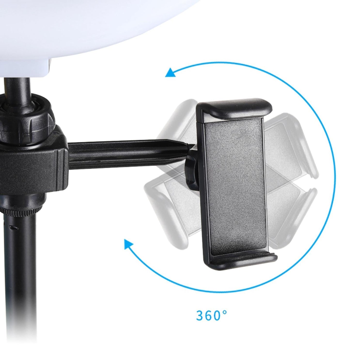 Universal Desk Clamp Mount Stand Holder for Phone DSLR Camera Ring Light B