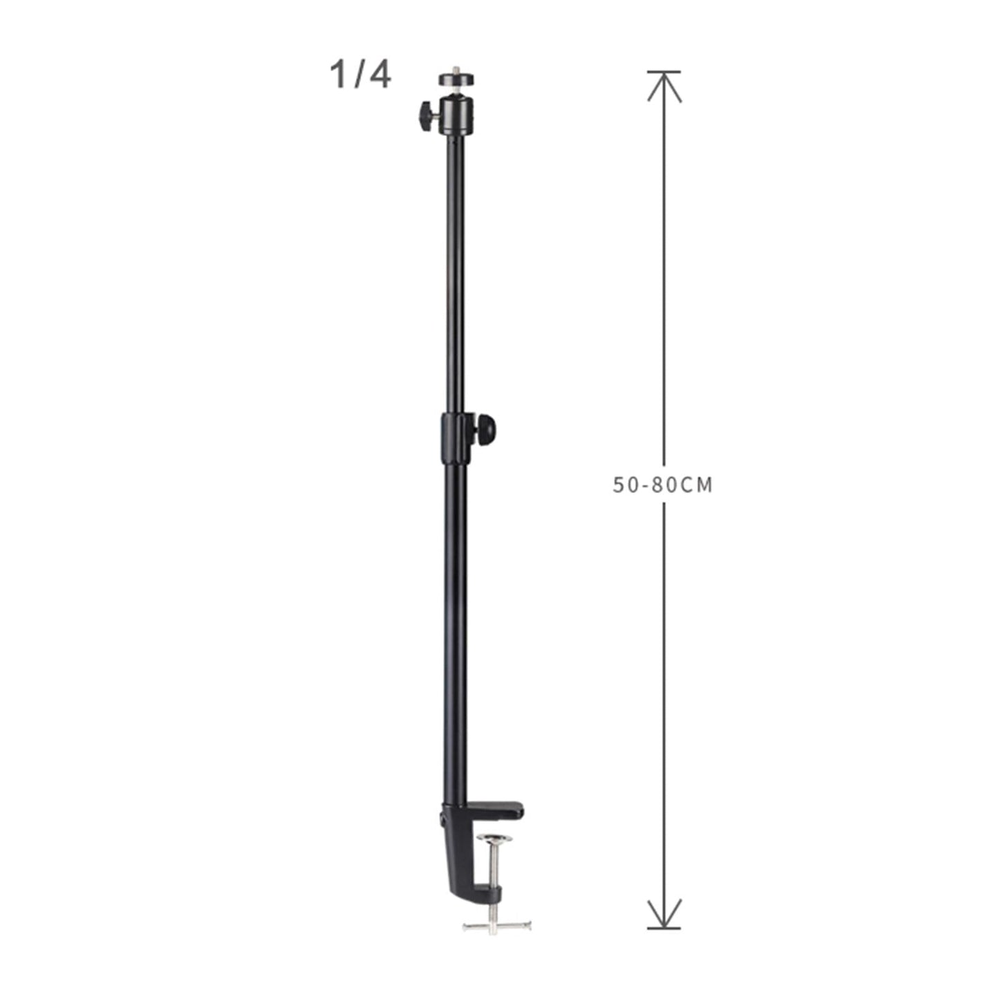 Universal Desk Clamp Mount Stand Holder for Phone DSLR Camera Ring Light E