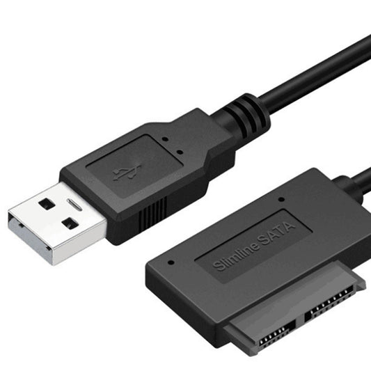 New USB to 7+6 13Pin SATA Hard Drive Converter Cable Adapter For SATA HDD